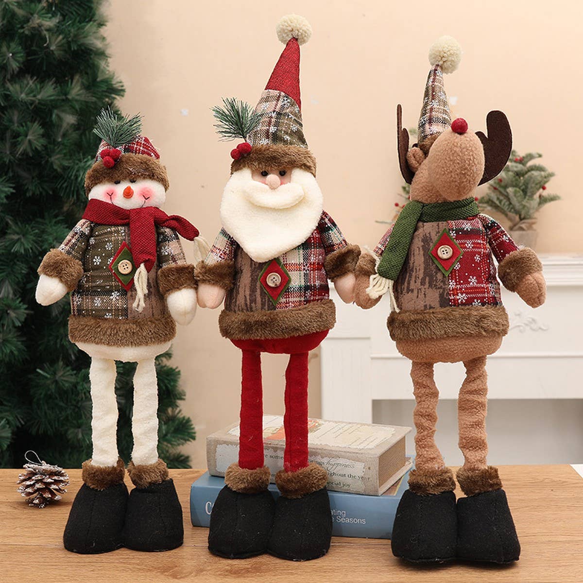 Cwmm9394_Christmas Retro Doll Decoration Ornaments