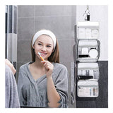 STRIPED WATERPROOF TOILETRY BAG COSMETIC BAG_CWAB2355