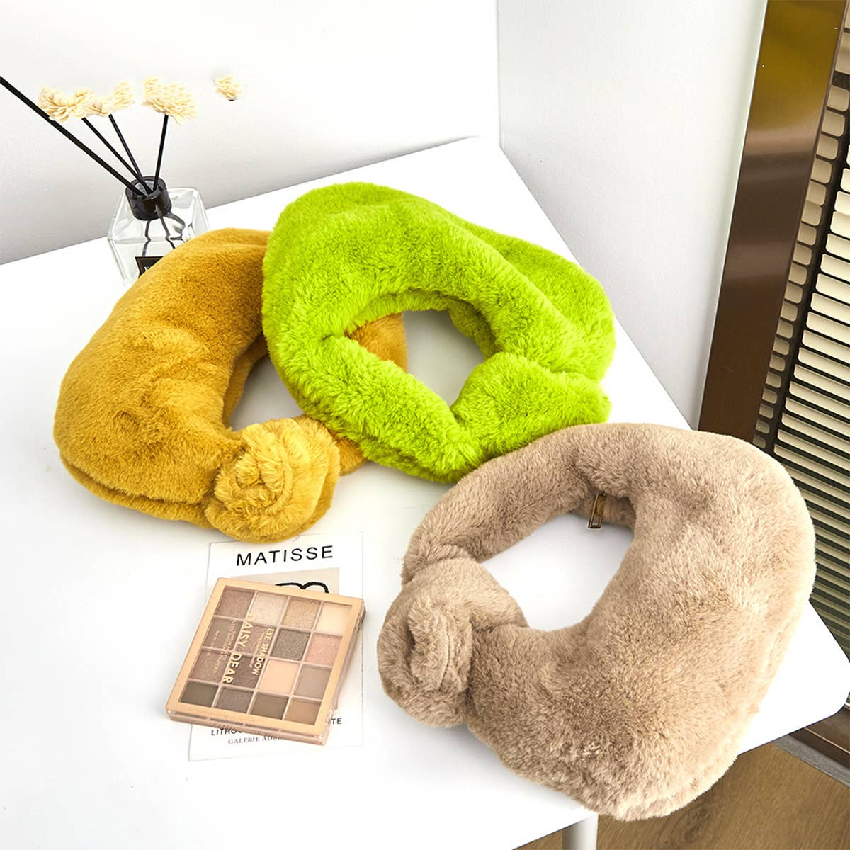 SIMPLE SOLID COLOR MAKEUP BAG DUMPLING BAG_CWAB1434