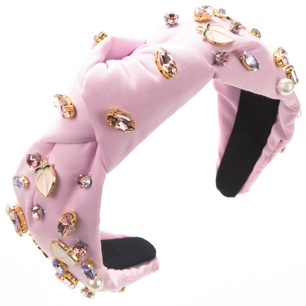 HAND SEWN RHINESTONE HEADBAND_CWAHA1782