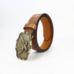 Western Style Retro Eagle Shaped Belt Buckle_Cwabe0436