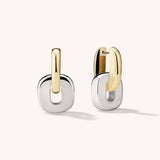 Trendy Irregular Geometric Gold Plated Earrings