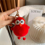 CUTE SMALL WOOL PLUSH BAG PENDANT CAR KEYCHAIN_CWMM2510