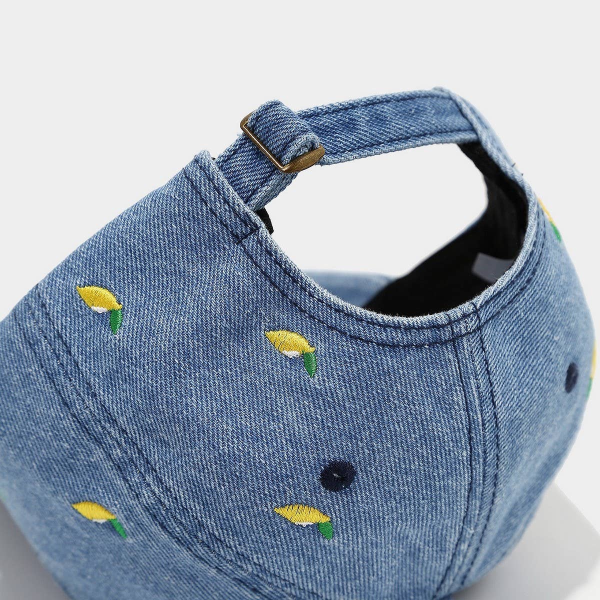 Denim Mango Embroidered Baseball Cap Unisex_Cwah04664
