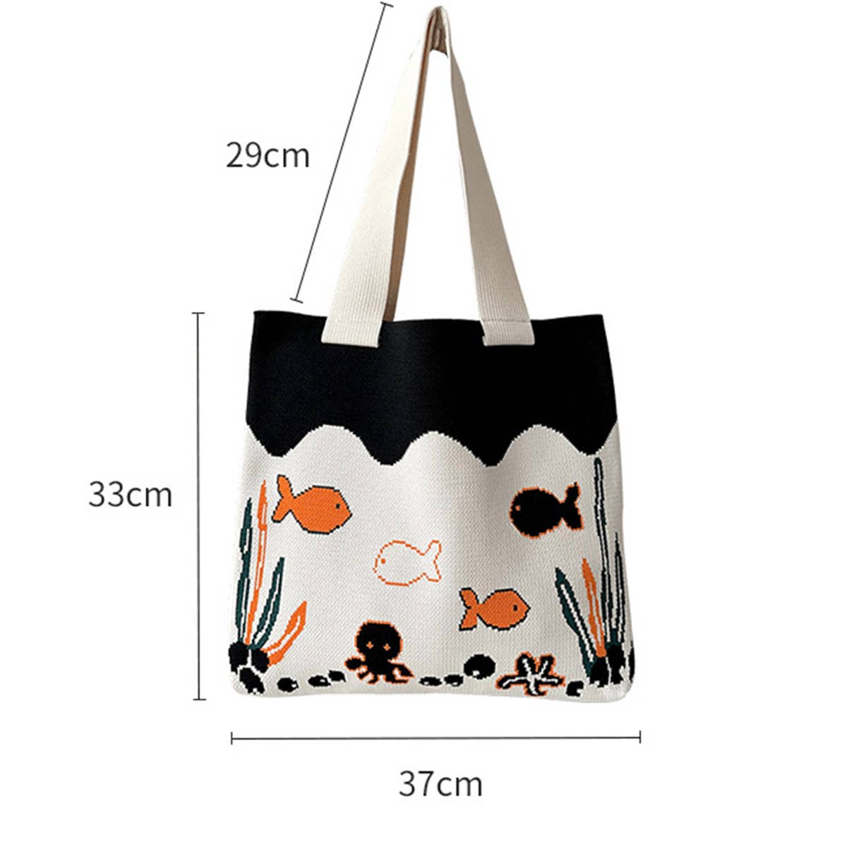 Ocean Octopus Cartoo Cute Handbag_Cwab3229