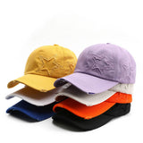 Vintage Plain Embroidered Baseball Cap Sun Hat_Cwah2846
