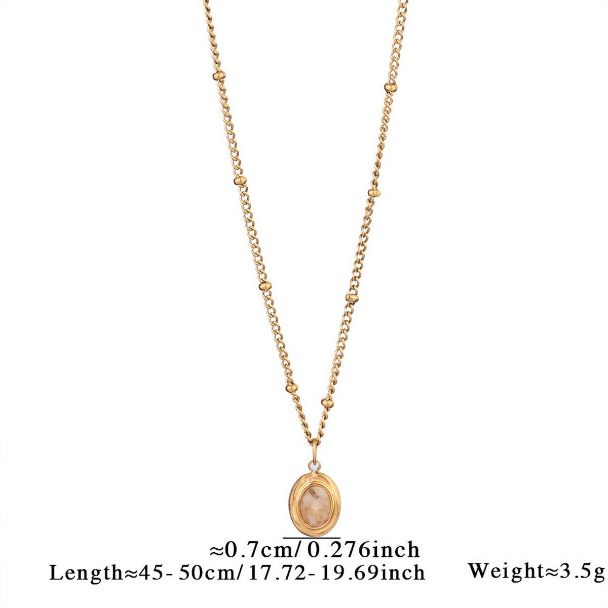 MINIMALIST HEART NECKLACE WITH BLUE TIGERS EYE_CWMM8820