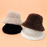 Plain Casual Bucket Hat Women Winter Sun_Cwah04647