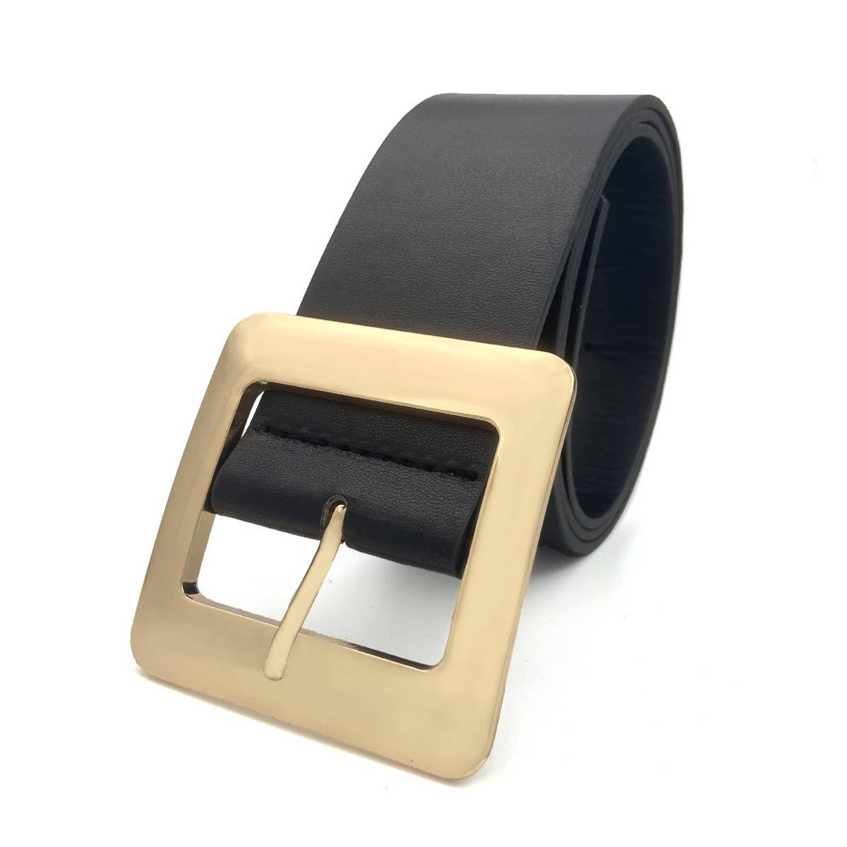 Wide Belt Coat Dress Decorated With Wide Belt_Cwabe0687