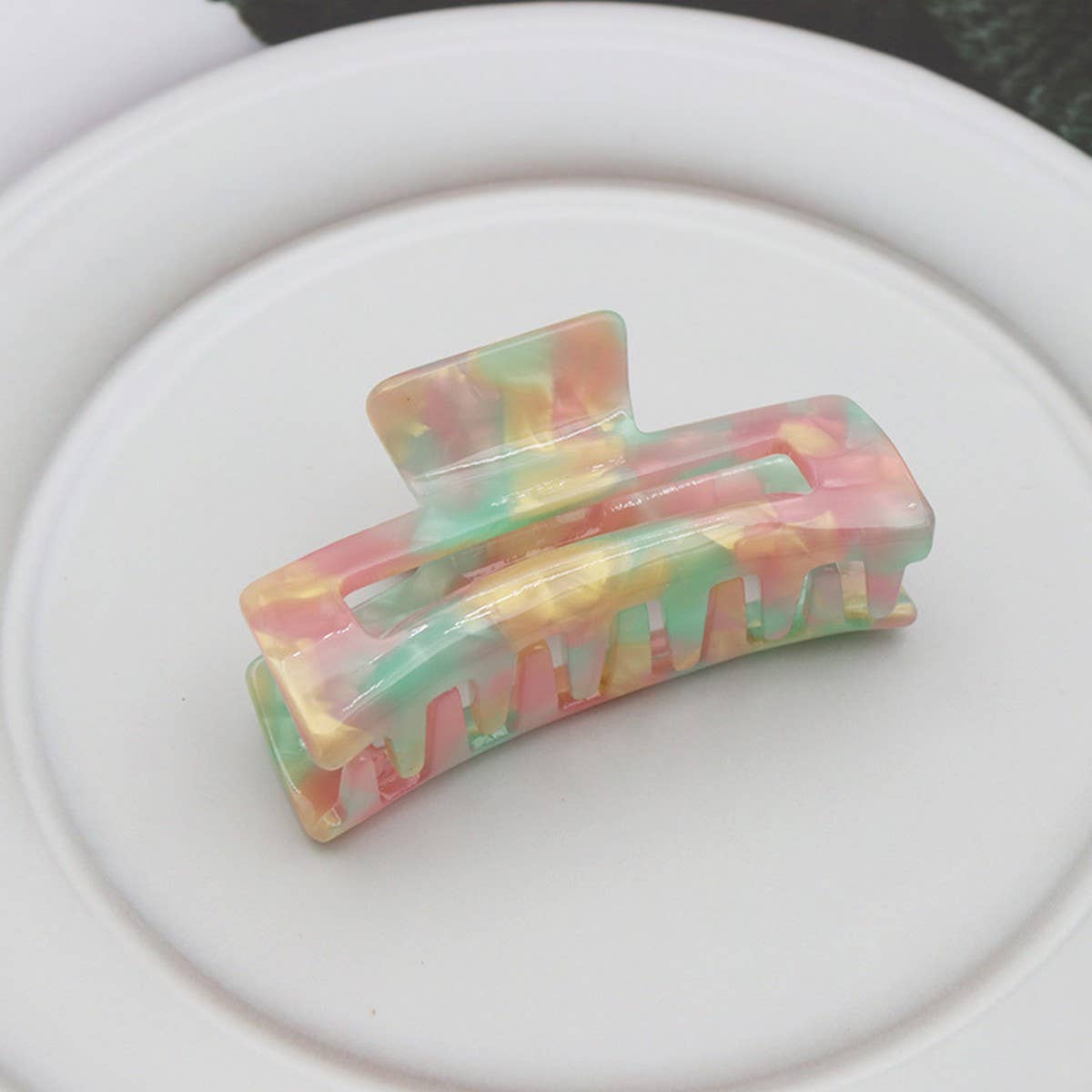 COLORFUL MERMAID HOLLOW SQUARE HAIRPIN_CWAHA2609