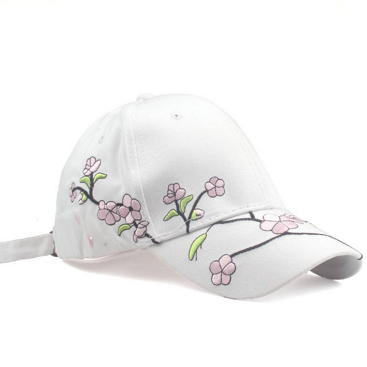 BREATHABLE FLORAL SUN HAT SWEAT BASEBALL CAP_CWAH0955
