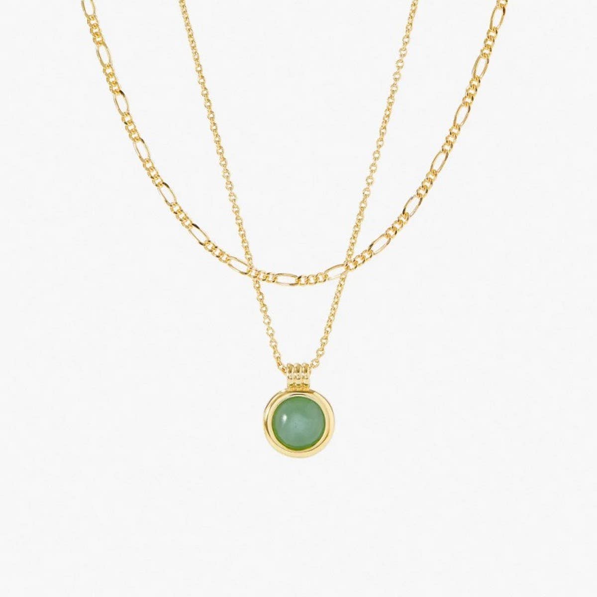 MINIMALIST STYLE LAYERED CLAVICLE CHAIN_CWAJE1583