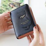 Cute Cat Tassel Zipper Wallet For Girls_Cwab06194