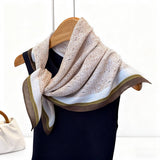 Fresh Herringbone Textured Satin Scarf_Cwasc03314