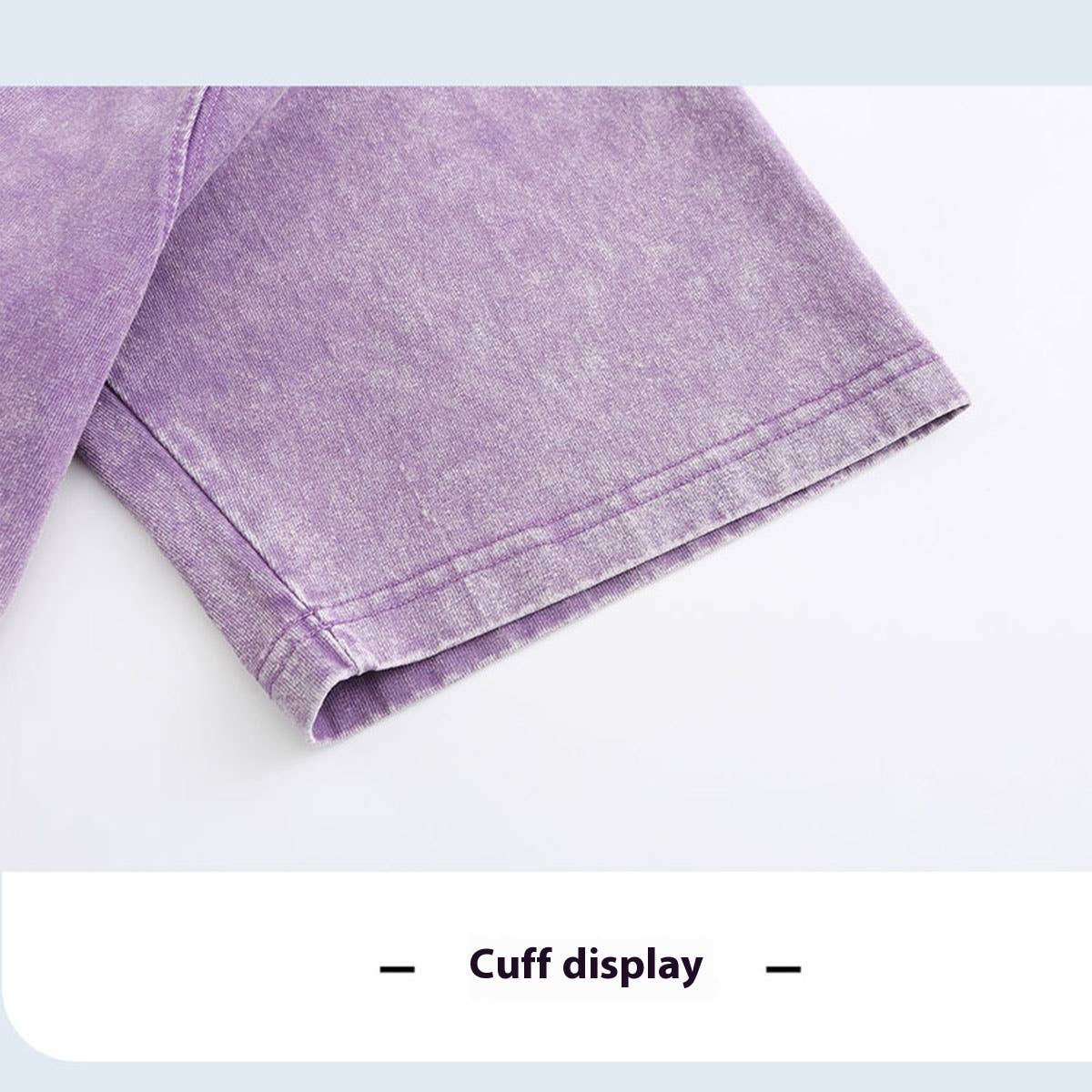 270G HEAVYWEIGHT WAX DYED VINTAGE COTTON T SHIRT CUSTOM LOGO