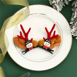 CHRISTMAS CUTE ELK ANTLERS HAIRPIN_CWAHA2747