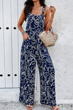 Temperament Elegant Printing Jumpsuit_Cwsjs0326