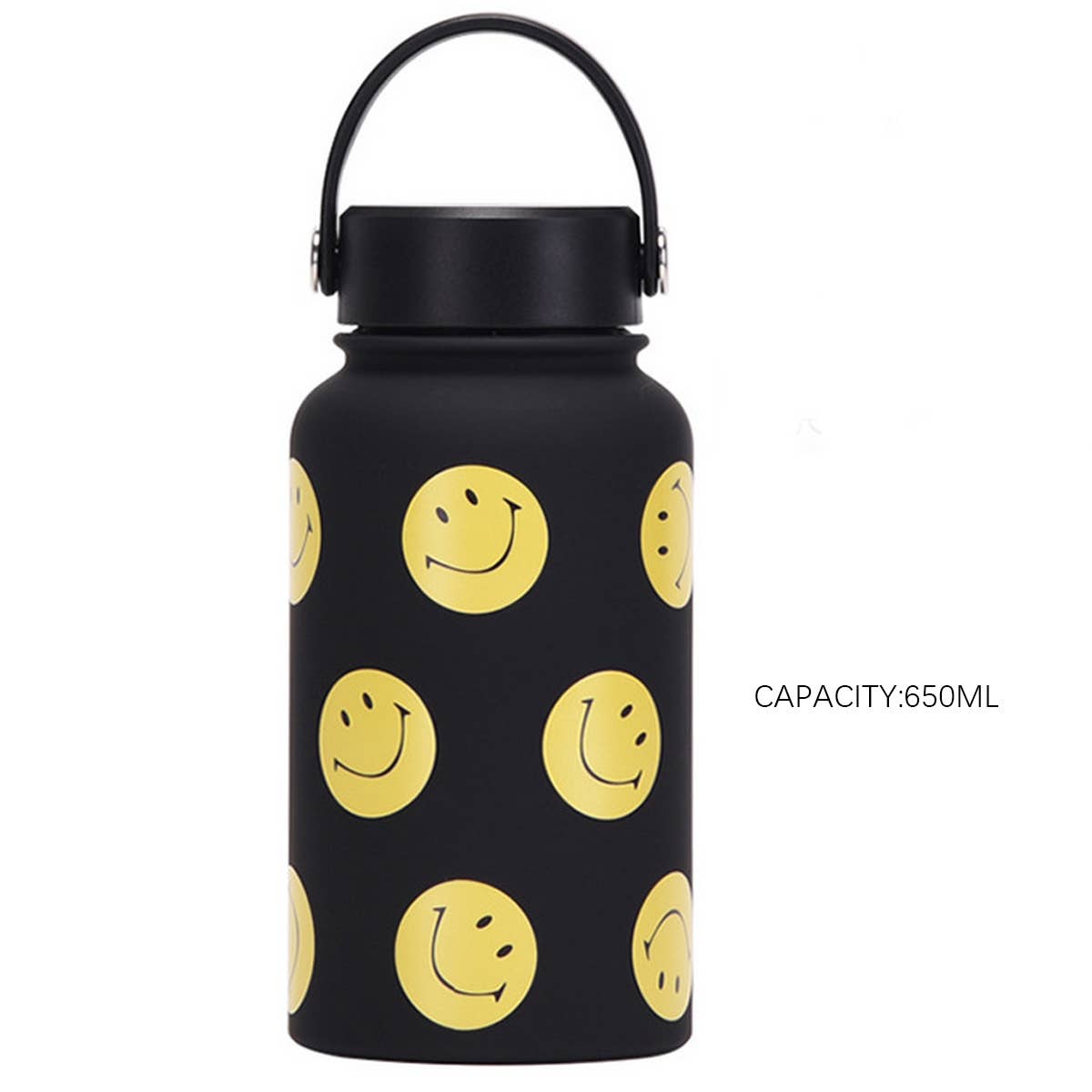 NEW SMILING FACE STAINLESS STEEL THERMOS CUP_CWMM0981