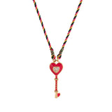 COLORFUL DOPAMINE LOVE LIPS PENDANT NECKLACE_CWMM5300
