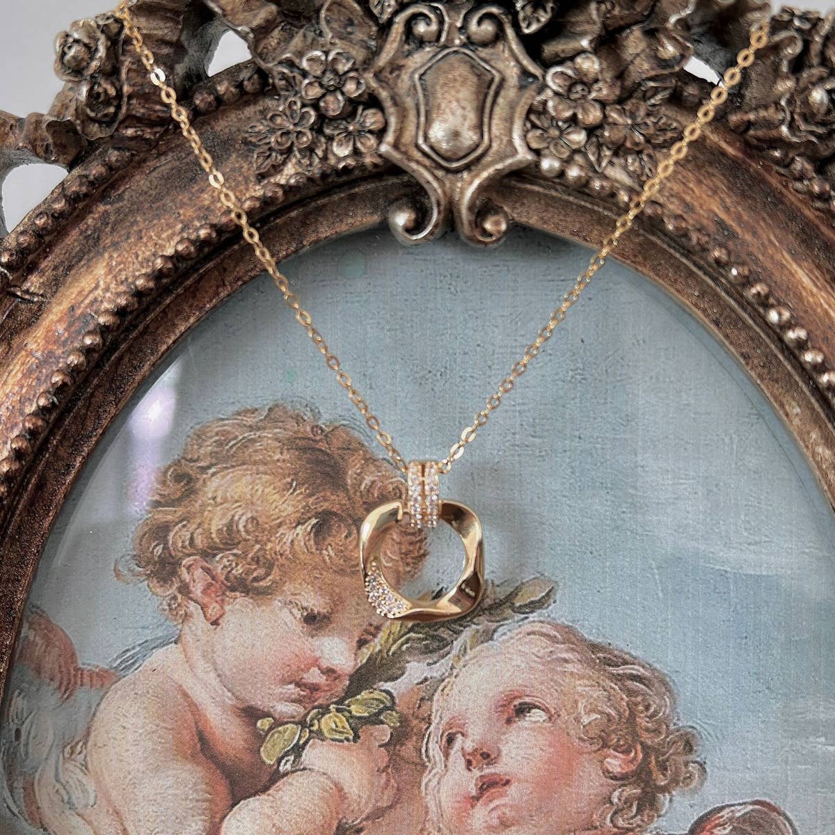 NEW HIGH END RING NECKLACE_CWAJE1264