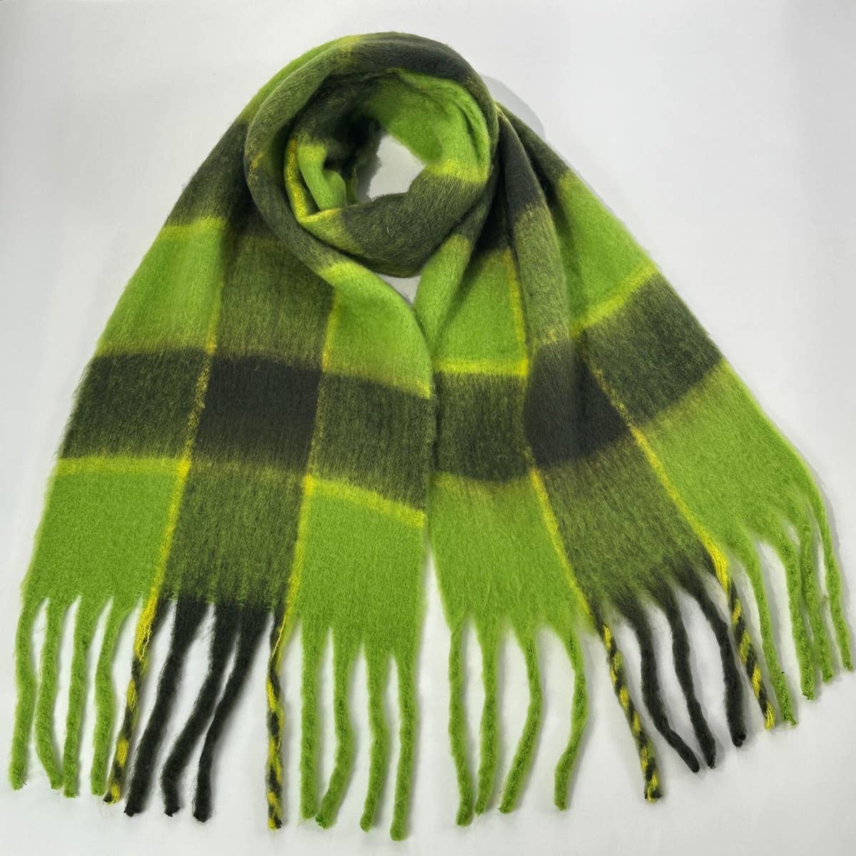 Cwasc1578_Winter Plaid Thickened Warm Scarf Shawl