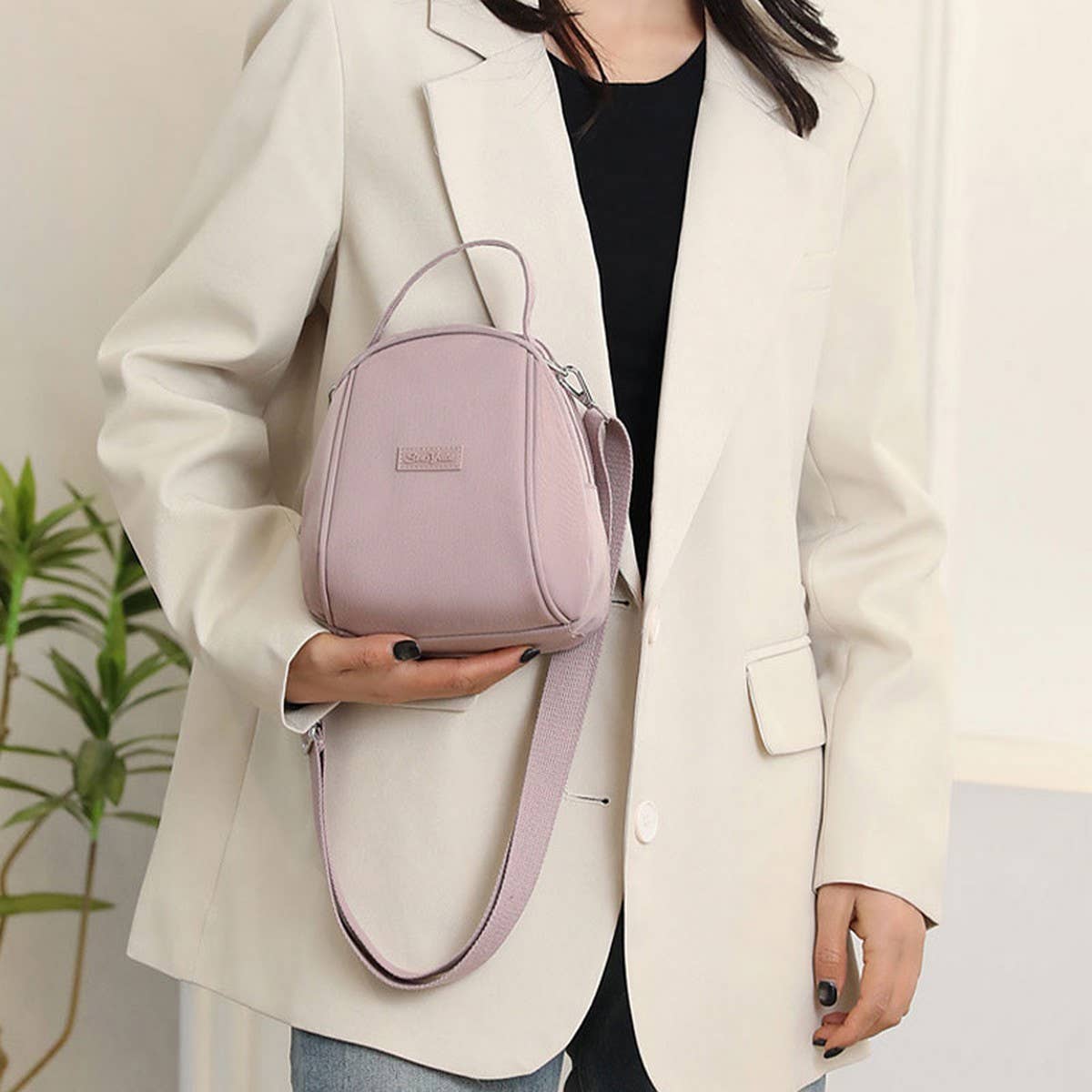 Simple Trendy Fashion Shoulder Messenger Bag_Cwab3491