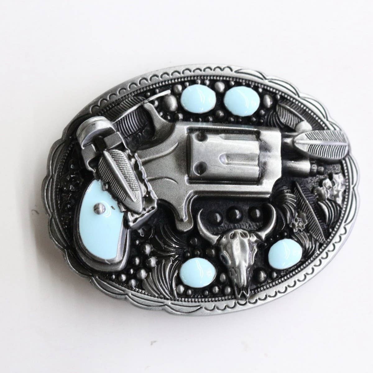 MILITARY THEMED BELT BUCKLE VINTAGE BELT BUCKLE_CWABE0426