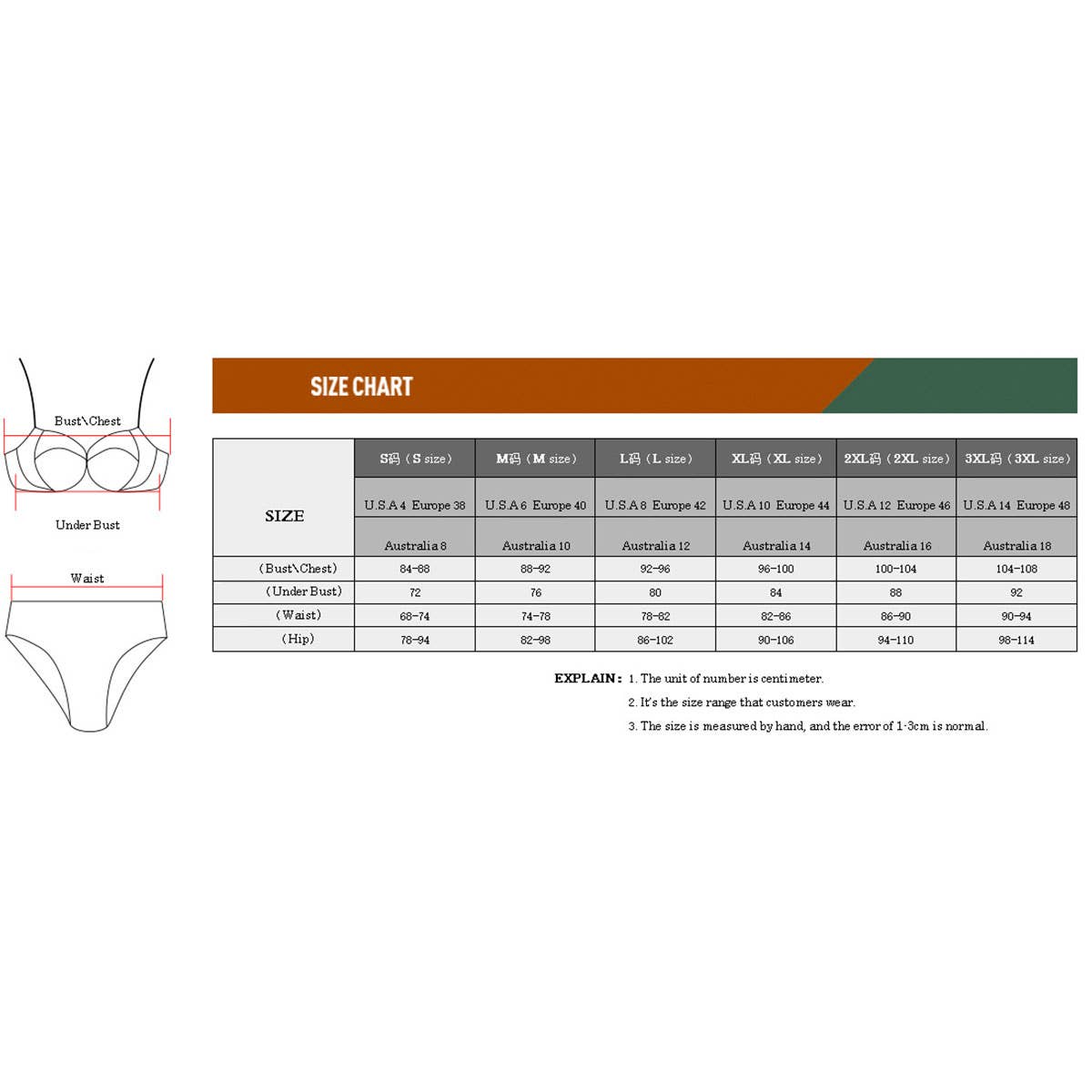 SEXY TRIANGLE BIKINI WOMENS SWIMWEAR_CWMW0752