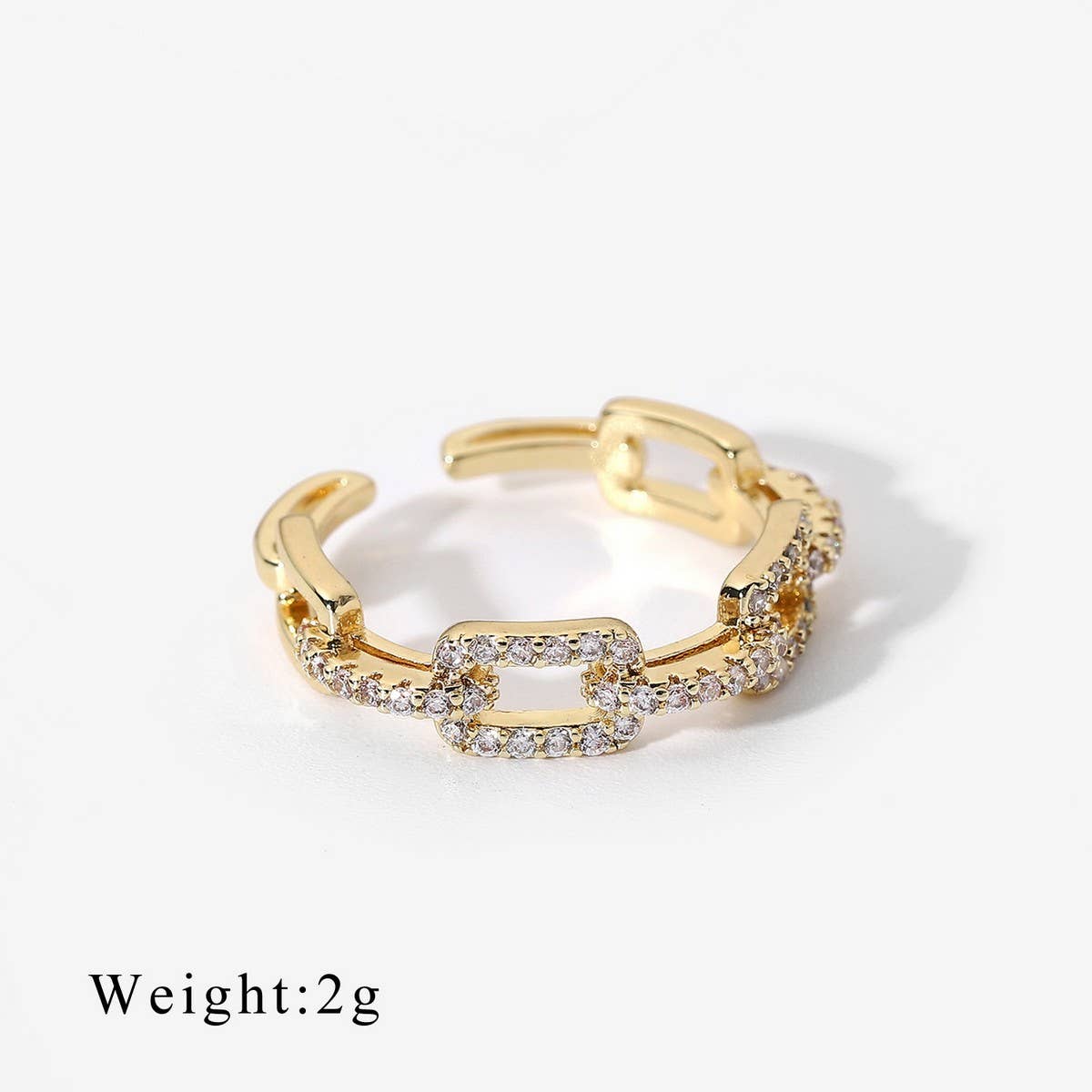 LUXURY STAINLESS STEEL FINGER CHAIN RING BRACELET_CWAJE4652