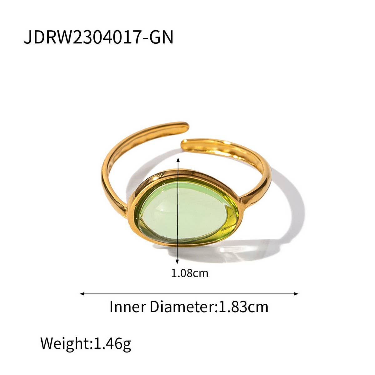 SUMMER FRESH AND SIMPLE FEMALE JELLY LIKE RING_CWAJE1407