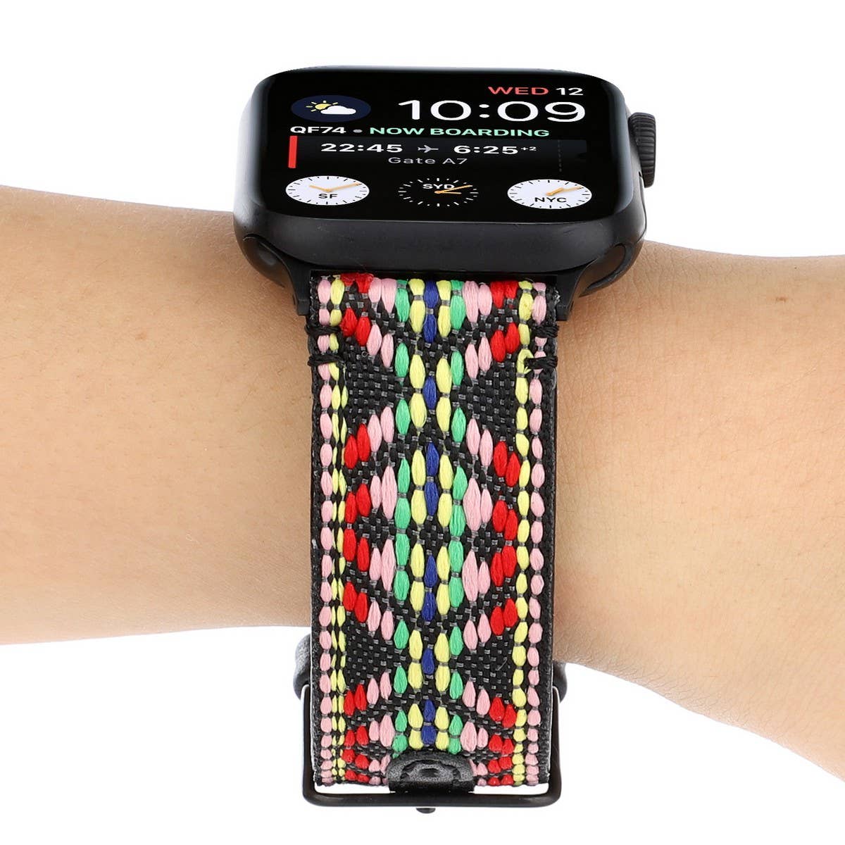 APPLE WATCH IWATCH9 ETHNIC STYLE LEATHER STRAP_CWWW0059