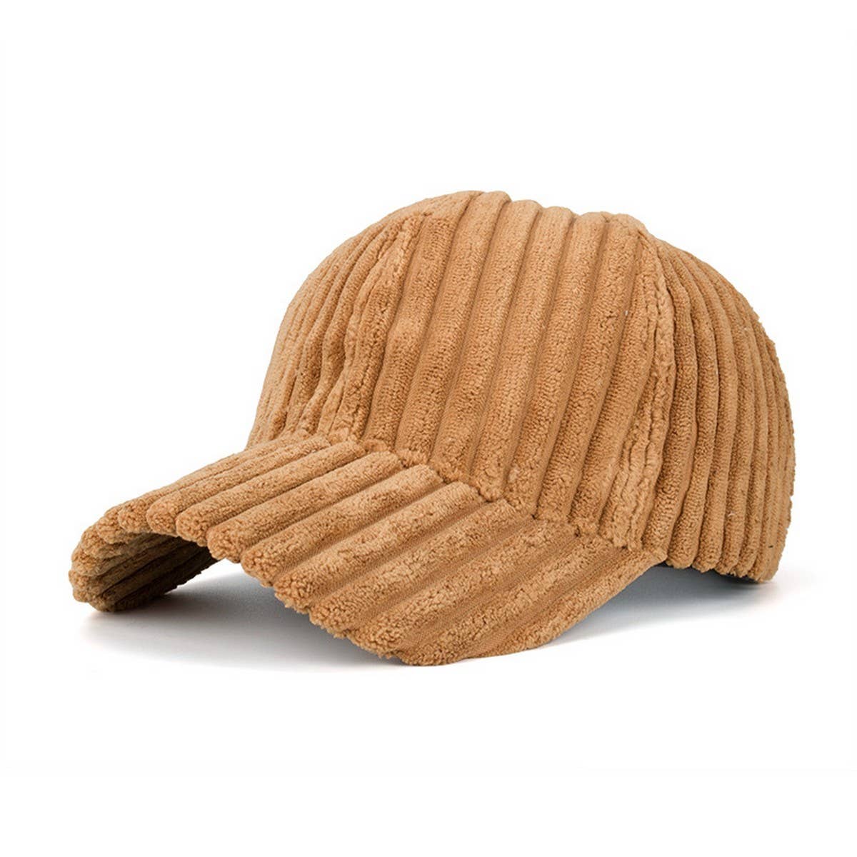 SPRING SUMMER STRIPED CORDUROY BASEBALL CAP CWAH208
