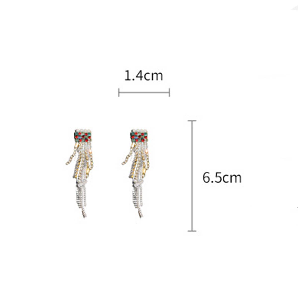 CRYSTAL TASSEL FASHION LIGHT LUXURY EARRINGS_CWAJE2362