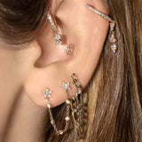 TRIANGLE SET STYLISH GEOMETRIC PERSONALITY EARRINGS_CWAJE190