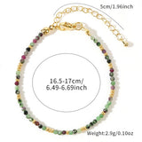 BOHEMIAN COLORFUL NATURAL STONE BEAD BRACELET_CWMM3857