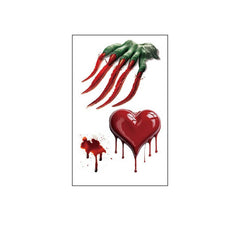 HALLOWEEN FAKE WOUNDS SCARY SCAR TATTOOS_CWMM8379