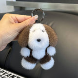 CUTE PUPPY CAR KEYCHAIN BAG PENDANT ORNAMENT_CWMM2542