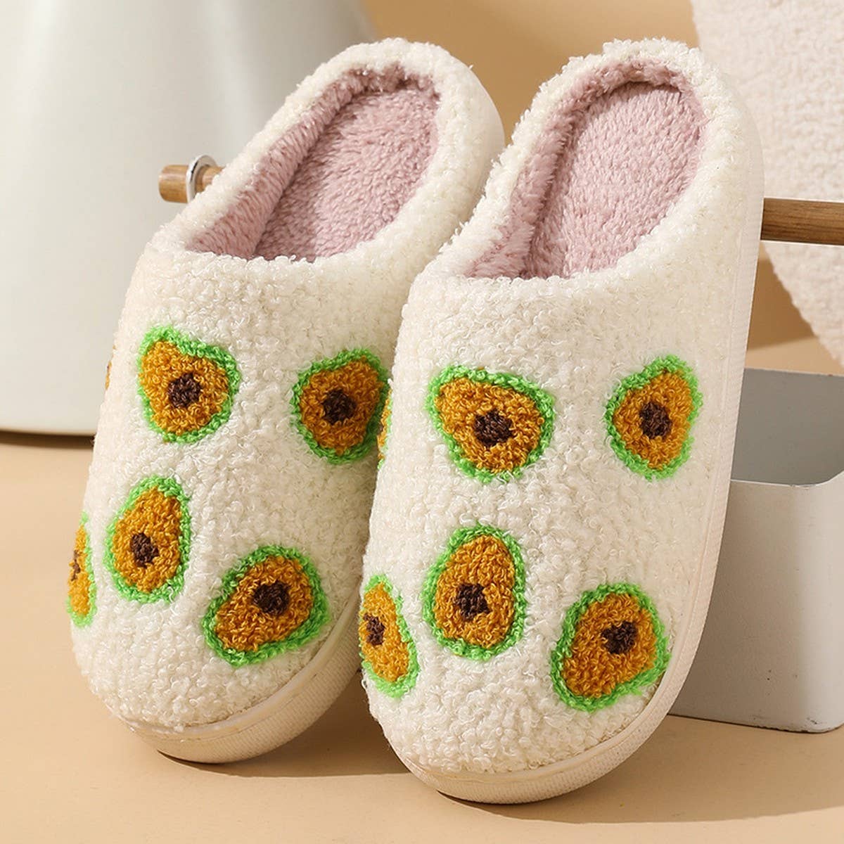 CUTE CARTOON FRUIT PREPPY SLIPPERS_CWSHS0256