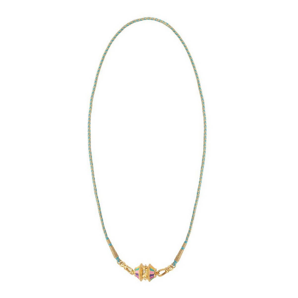 CREATIVE DOPAMINE TWIST IRREGULAR NECKLACE_CWMM3892