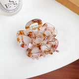 HOLLOW FLOWER HAIR CLAW RHINESTONE CHIC CLIP_CWAHA1590