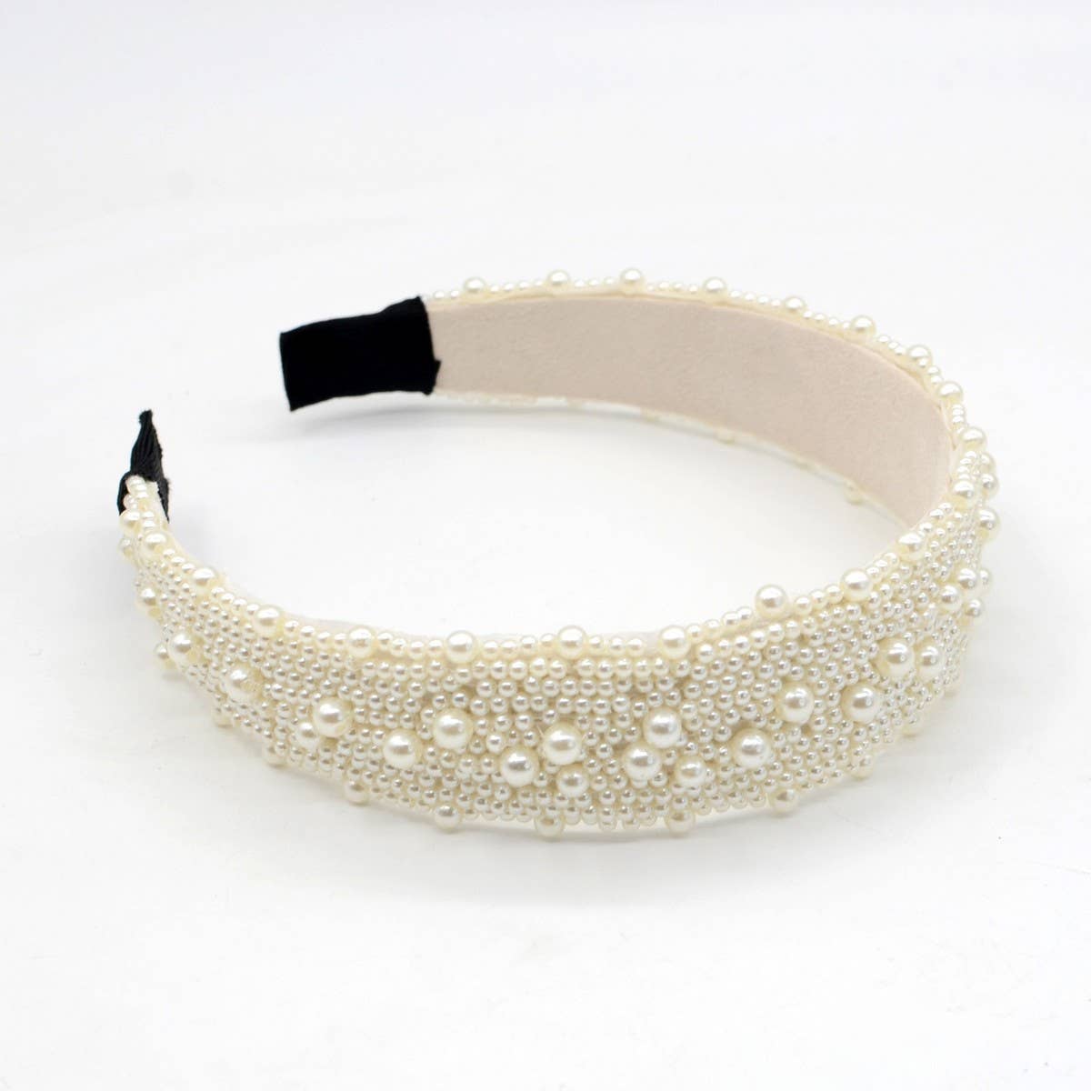 PURE HANDMADE WIDE BRIMMED PEARL HEADBAND_CWAHA0365