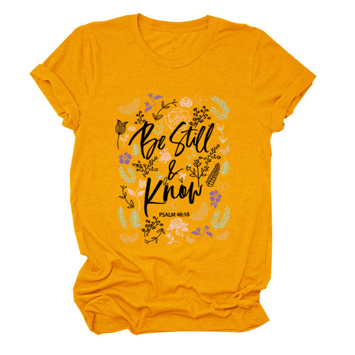 Womens Faith Tee, Be Still And Know_Cwtts1480
