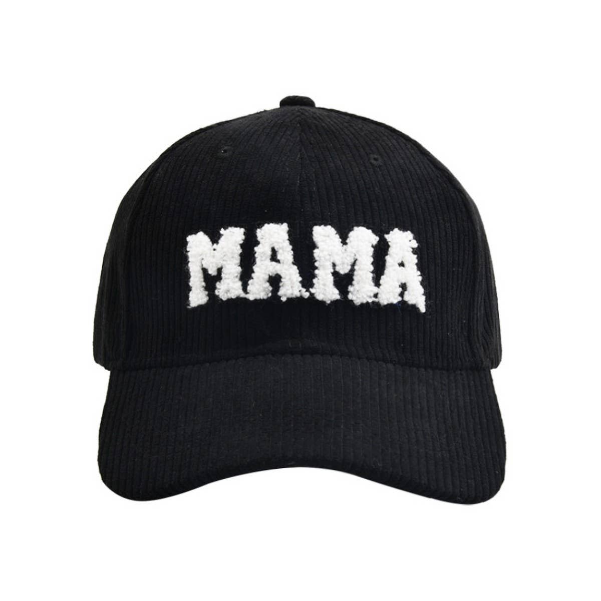 MAMA EMBROIDERED CORDUROY HAT WARM CWAH1218