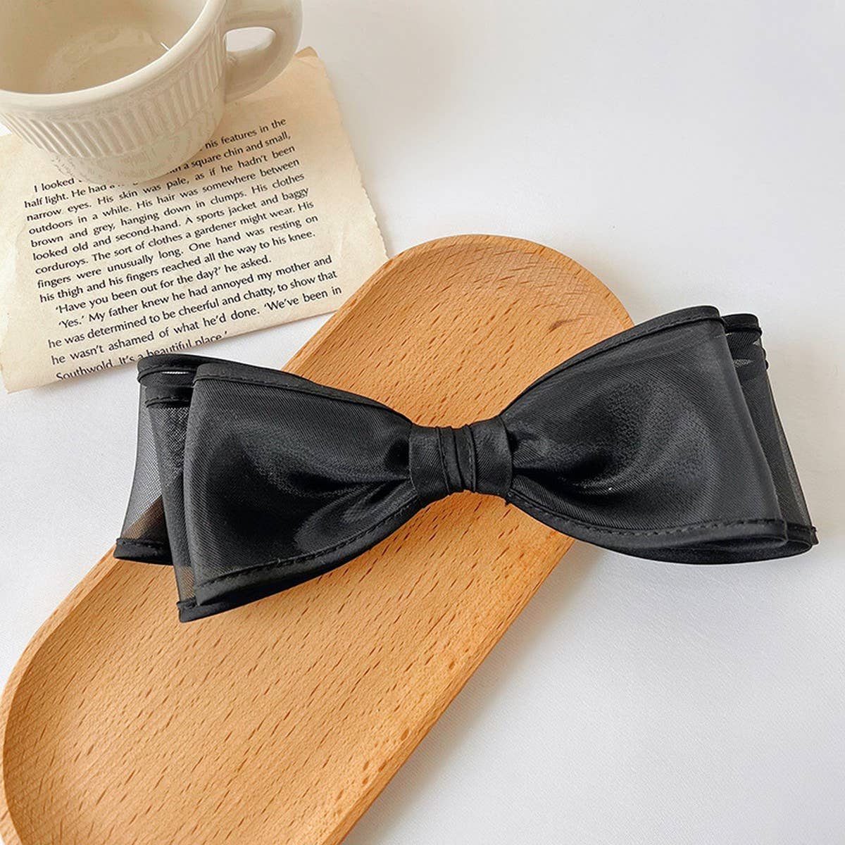 SIMPLE DIAMOND TASSEL BOW HAIRPINS_CWAHA1202