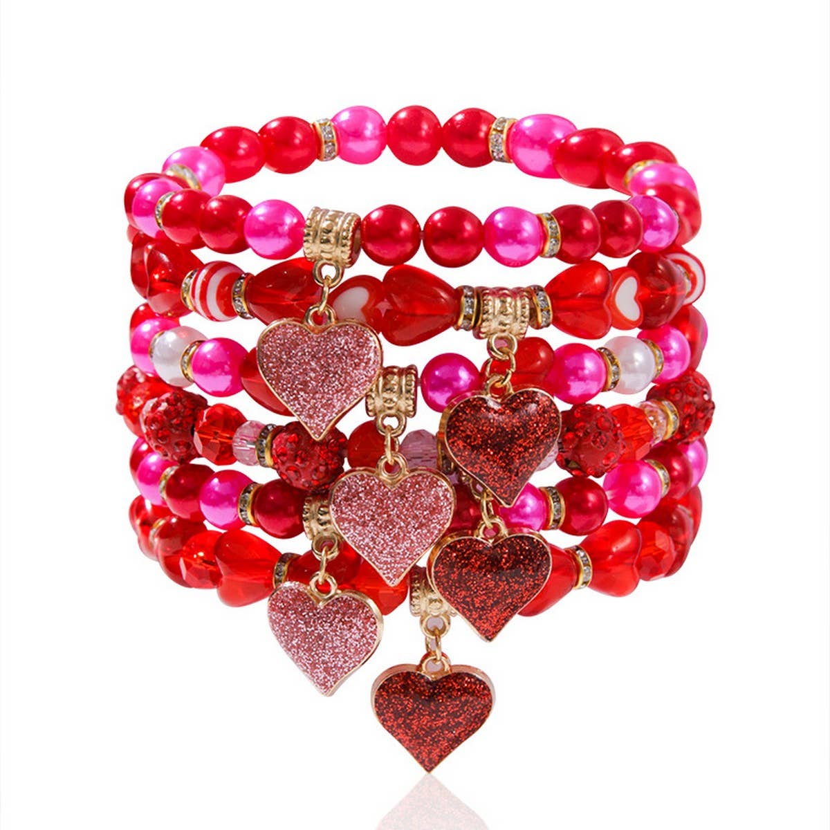 LOVE LOVE LOVE FRIENDSHIP GIFT HANDMADE BRACELET_CWMM3510