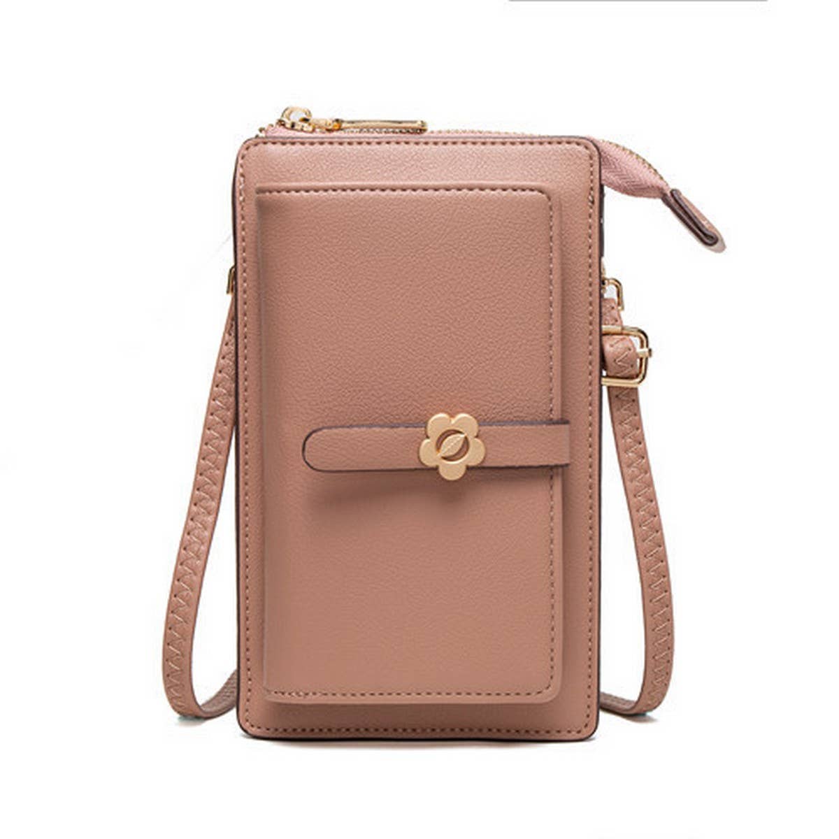 FASHION TRENDY ZIPPER BUCKLE WALLET_CWAB2333