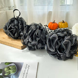 BATH POUF50G BAMBOO CHARCOAL BLACK BATH BALL_CWMM3362