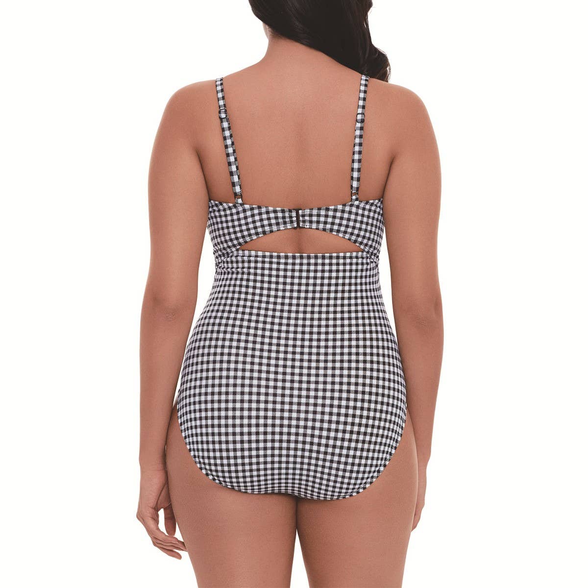 LEOPARD PRINT SLIM CUT OUT BIKINI SWIMSUIT_CWMW0620