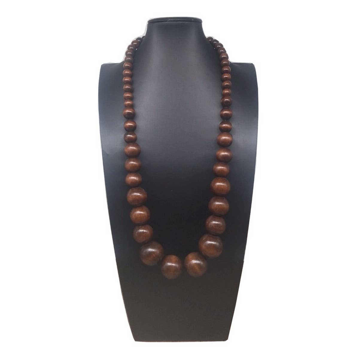 COLORFUL WOODEN LARGE ROUND BEAD LONG NECKLACE_CWMM4562