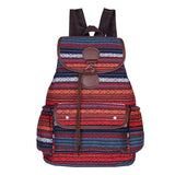 BOHO VINTAGE BACK TO SCHOOL CANVAS BACKPACK_CWAB2214